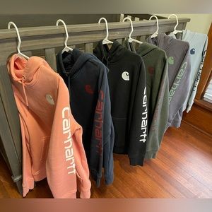 7 Carhartt Hoodies